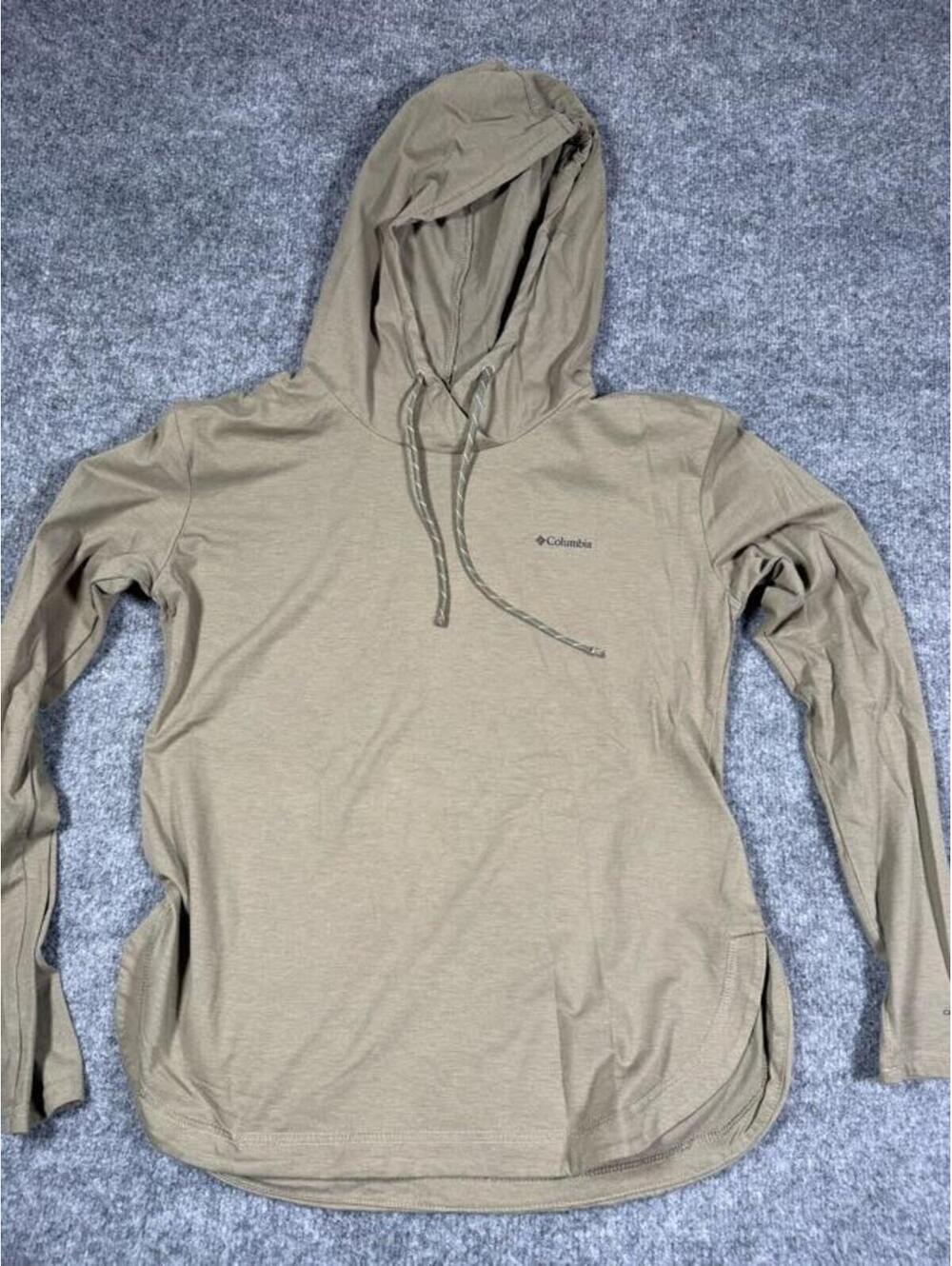 Columbia Lightweight Hoodie Sweatshirt in Tan S/P